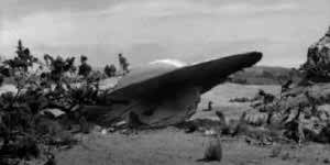 Flying saucer crashed at Roswell